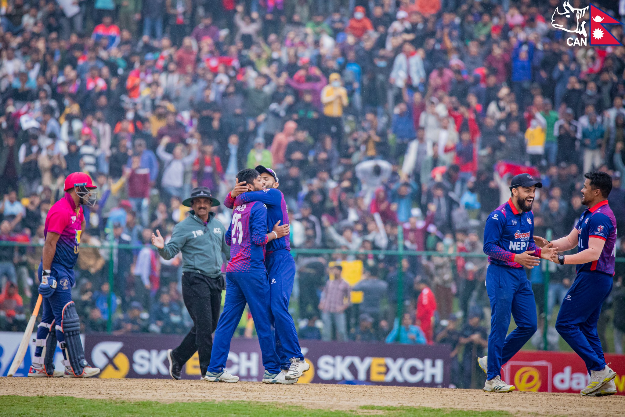 एसीसी कप फाइनल : सोमबारको बाँकी खेल हुँदै, दर्शकलाई निःशुल्क प्रवेश