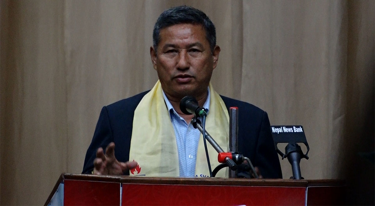 सरकार र निजी क्षेत्र नमिली खेल क्षेत्रको प्रवर्द्धन हुन सक्दैन : मन्त्री लिम्बू