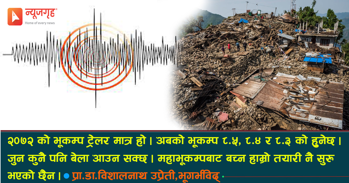 महाभूकम्प आउनै बाँकी !