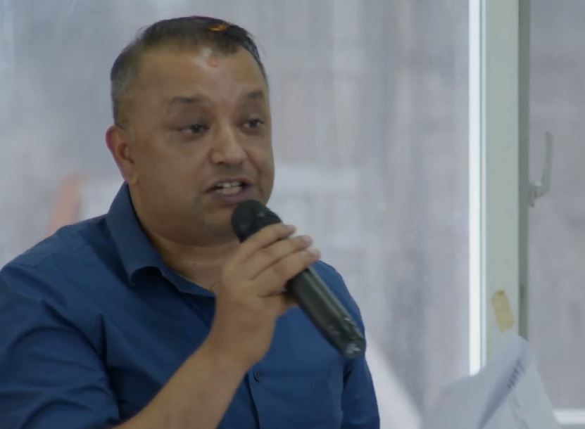 गगन थापाले सुरु गरे स्थगित भएको संवाद यात्रा 