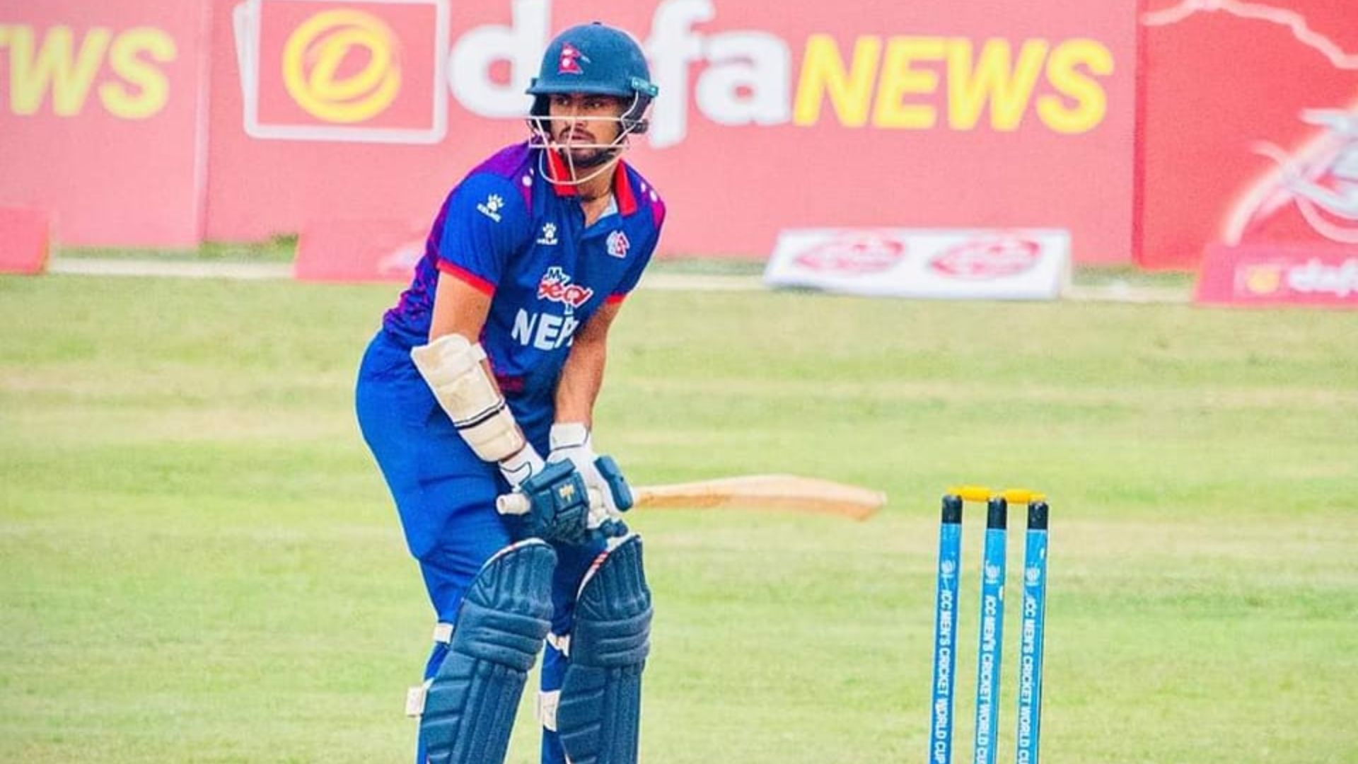 नेपालको पाँचौँ विकेट गुम्यो, गुलसन झा आउट