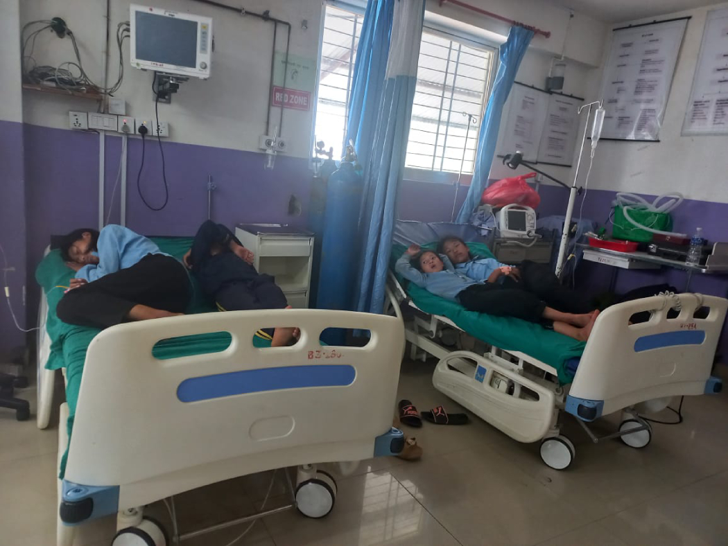 अरिङ्गालले टोकेर चारजना विद्यार्थी घाइते