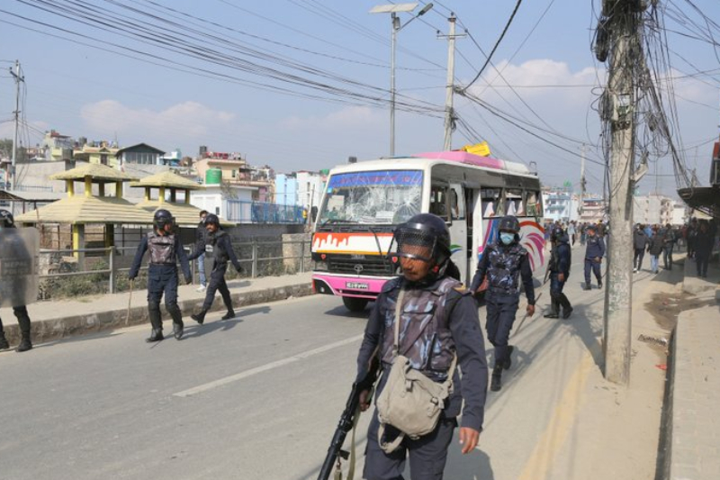 तारकेश्वर दुर्घटनामा दुईजनाको मृत्युपछि अवस्था तनावग्रस्त