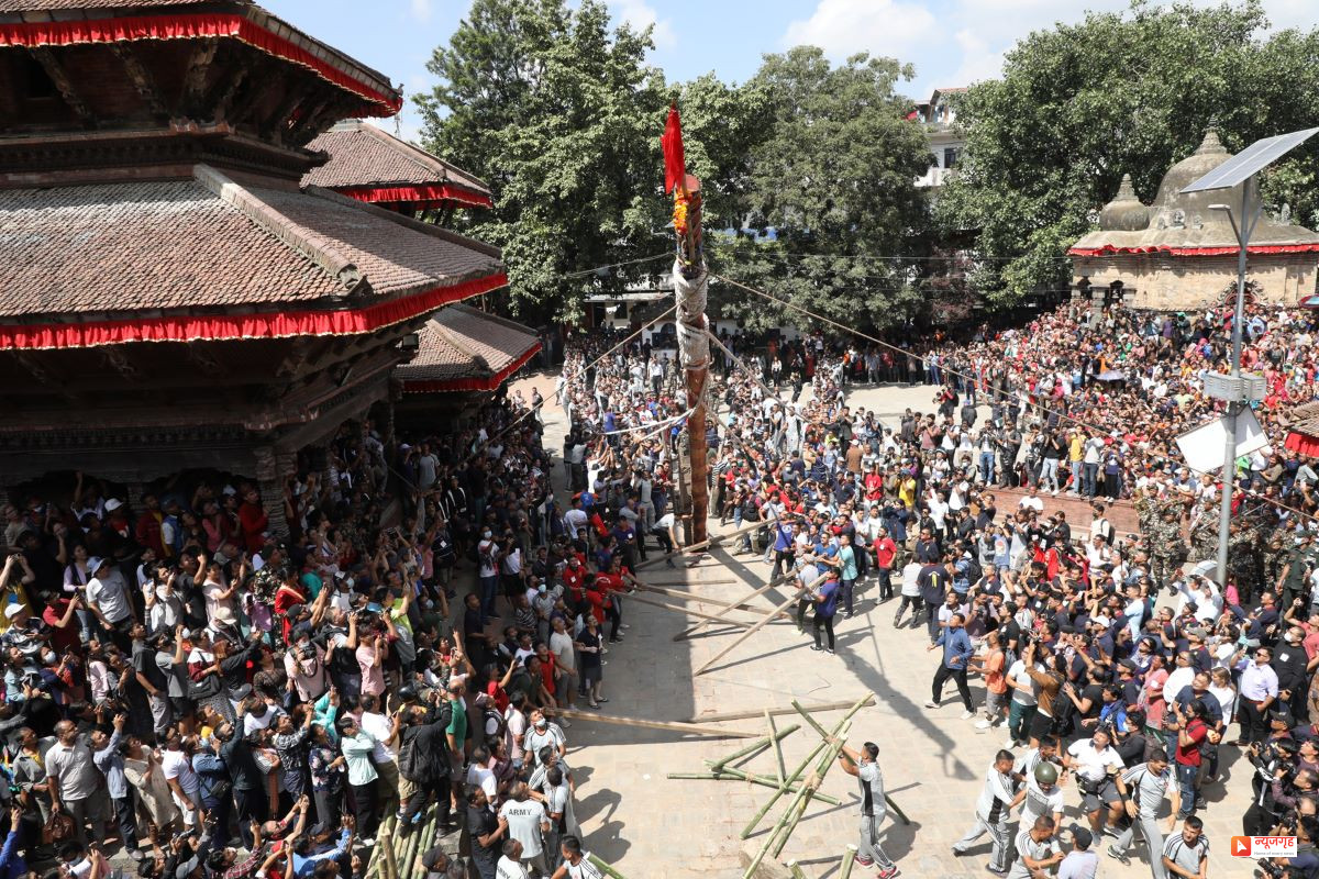 इन्द्रजात्रा मनाइँदै, अनन्त चतुर्दशी पनि आजै