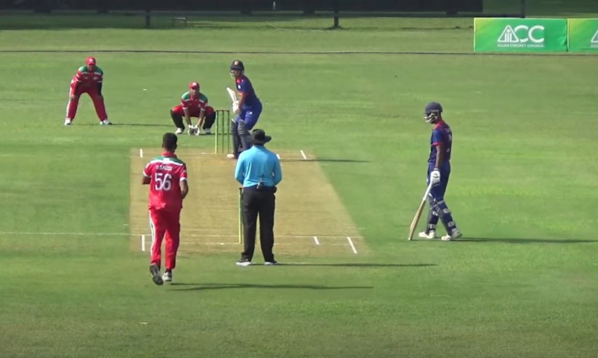 नेपालले दियो इरानलाई ३५४ रनको विशाल लक्ष्य