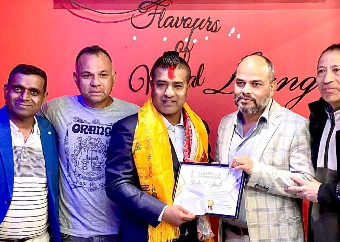 अष्ट्रेलियामा सम्मानित भए कराँतेका साग विजेता मन्डेकाजी