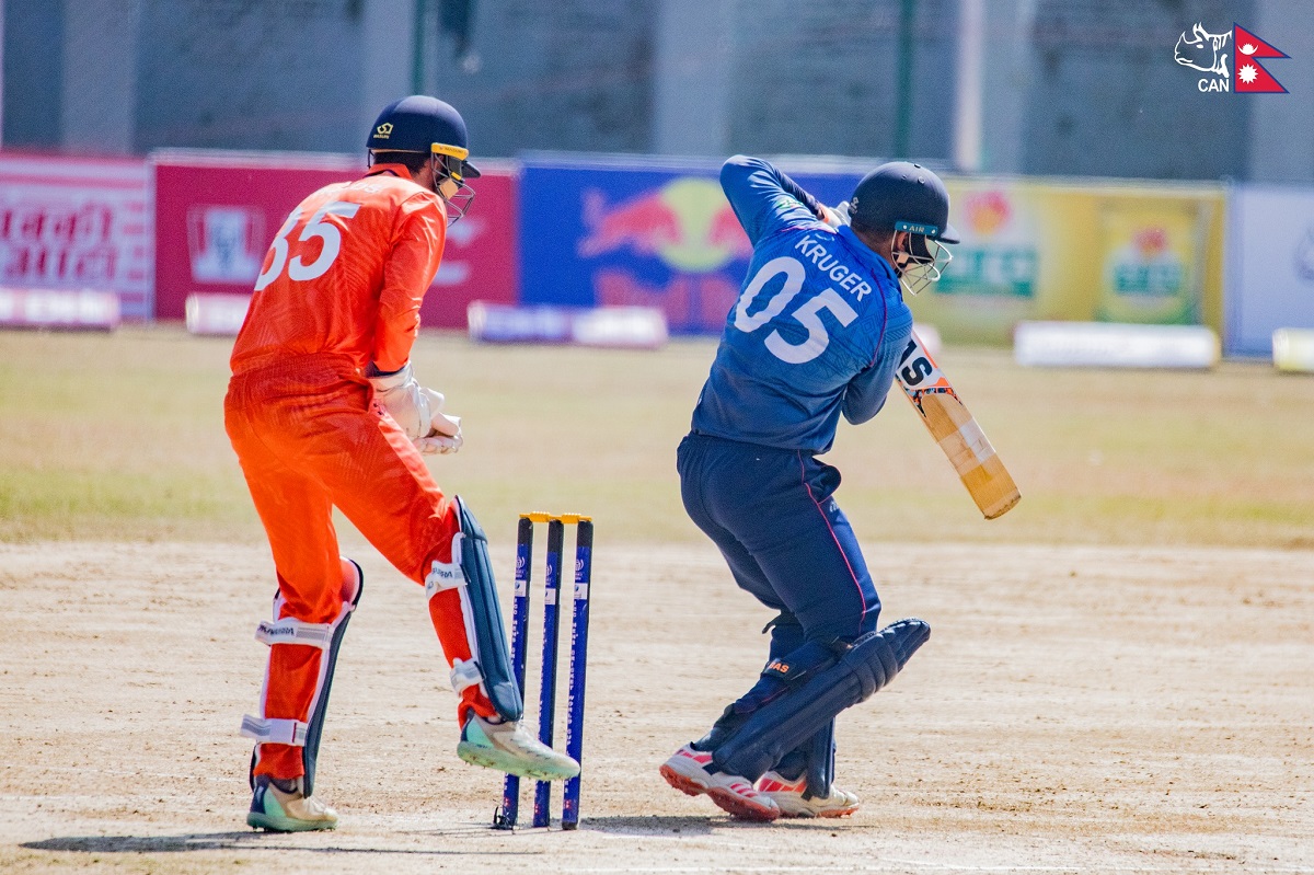 लिग टू : नामिबियाले नेदरल्याण्ड्सलाई दियो २०४ रनको लक्ष्य
