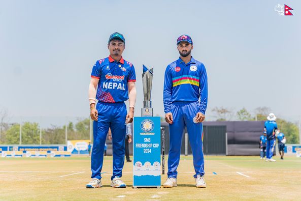 नेपालले टस जितेर गुजरातविरुद्ध ब्याटिङ गर्दै