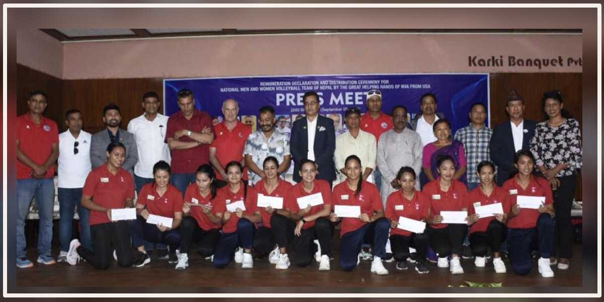 राष्ट्रिय भलिबल खेलाडीले पाए पहिलोपटक मासिक तलब