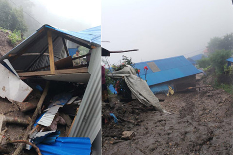 रोल्पामा चर्चको टहरामा पहिरो खस्दा एक जनाको मृत्यु, २ घाइते