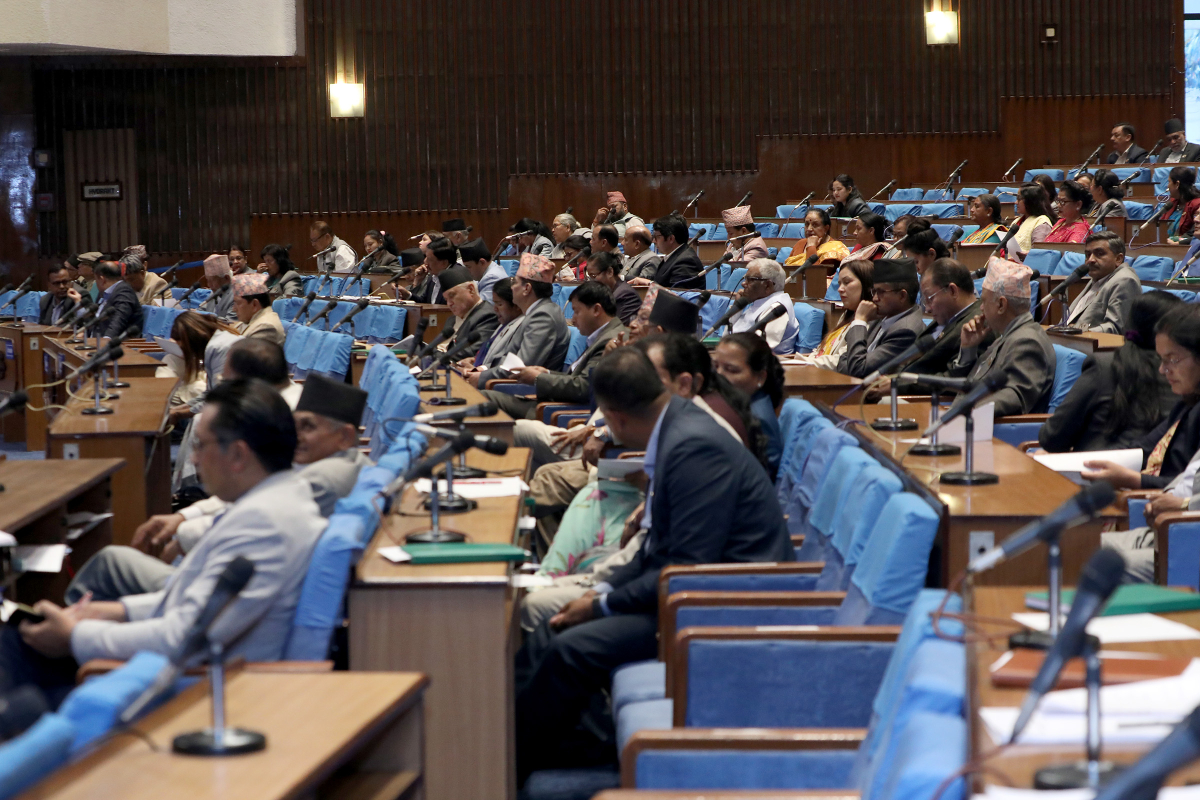 प्रतिनिधि सभा बैठक बस्दै