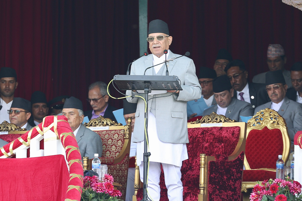 जनताको जीवनस्तरमा गुणस्तरीय सुधार नआएसम्म गणतन्त्रको औचित्य प्रमाणित हुँदैन : प्रधानमन्त्री प्रचण्ड