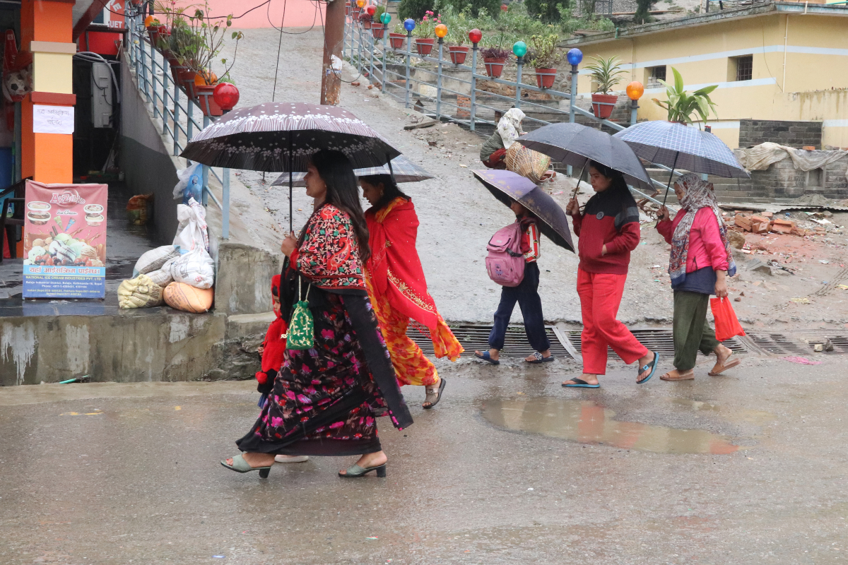 काठमाडौंमा मध्याह्नपछि पानी पर्ने