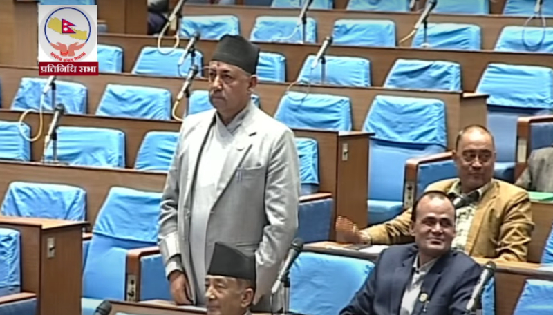 सदनमा कांग्रेस सांसद गौतमको सरकारप्रति व्यङ्ग्य : नबोलेरै बिताए शून्य समय