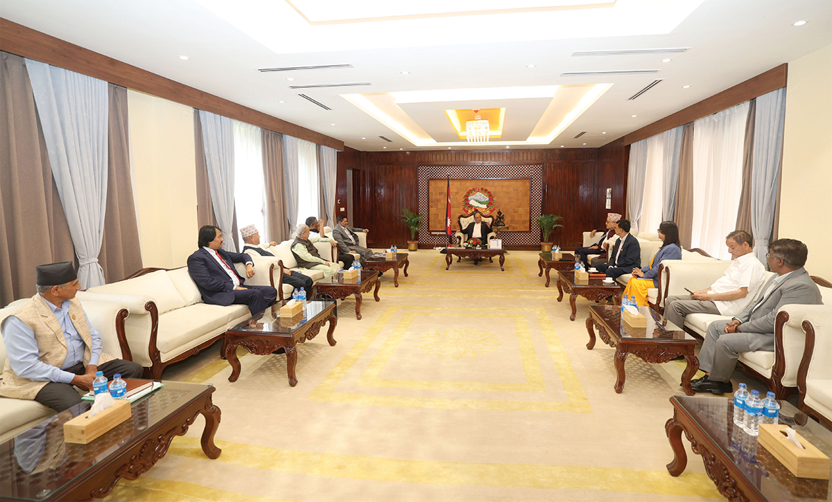 कोशी सरकार निर्माण विषयमा सत्तारुढ शीर्ष नेताबीच बालुवाटारमा छलफल