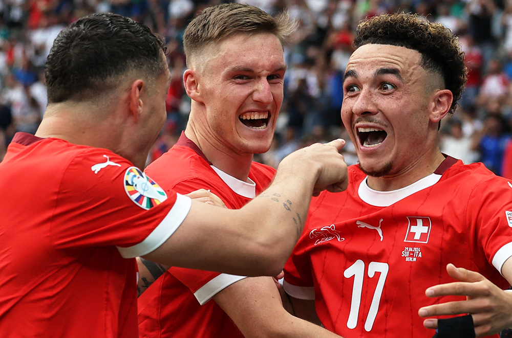 इटालीलाई हराउदै स्विट्जरल्याण्ड युरोकपको क्वार्टरफाइनलमा