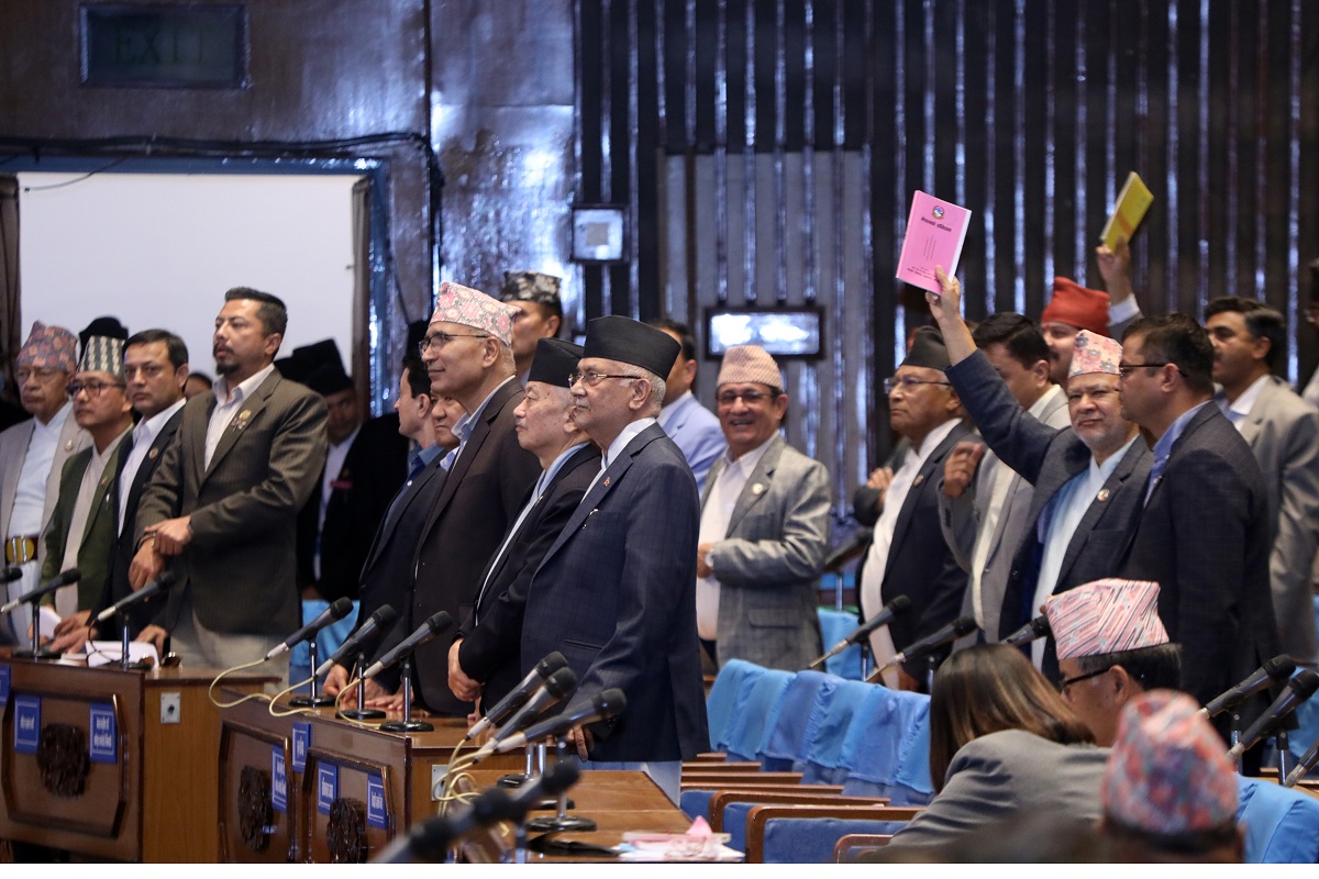 सुन तस्करी प्रकरणमा न्यायिक छानविन समिति नबनाएसम्म एमालेले संसद् चल्न नदिने